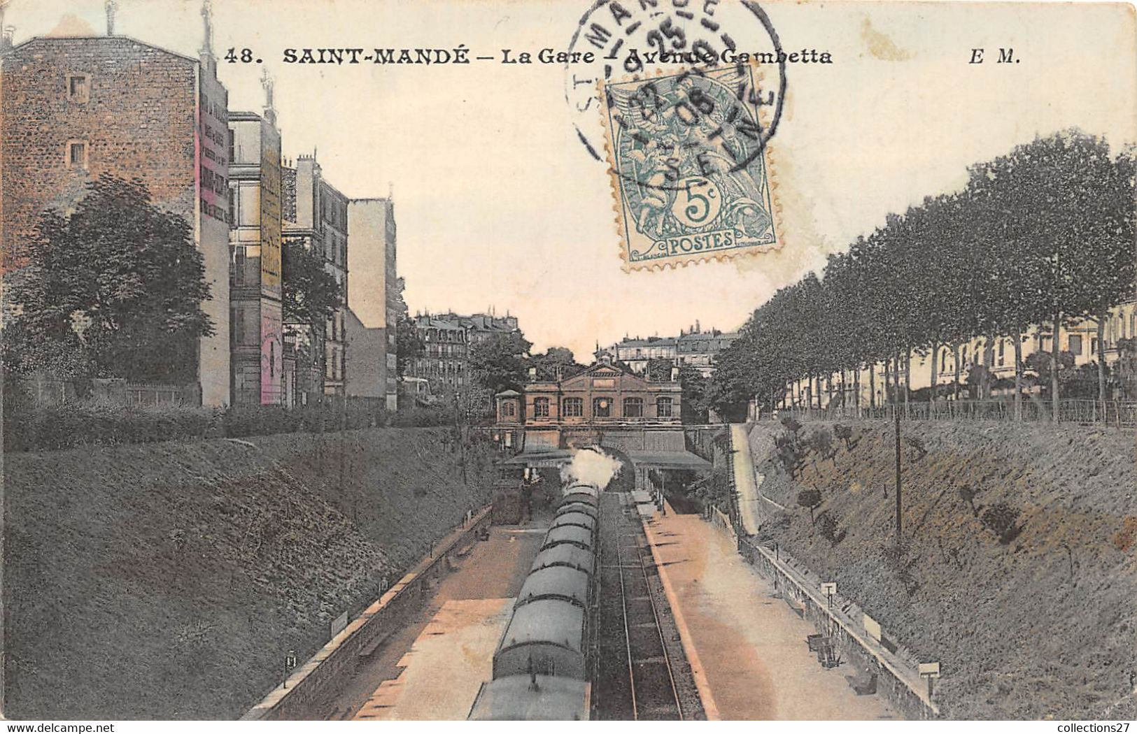 94-SAINT-MANDE- LA GARE AVENUE GAMBETTA - Saint Mande