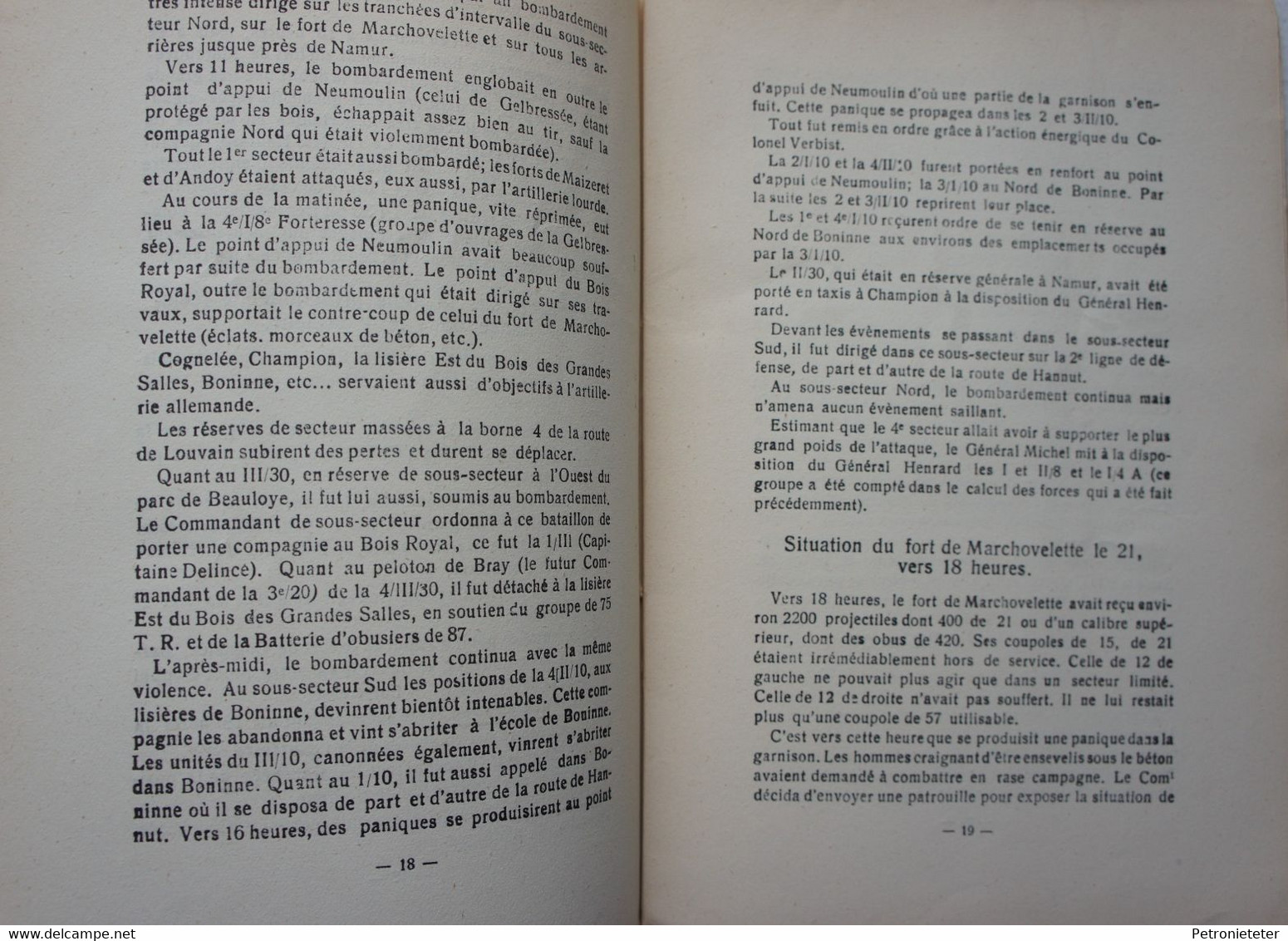 Livre ABL 20ème Régiment De Ligne Infanterie Bataille De NAMUR 1914 Boneffe Marchovelette Gelbressée Cognelée Wartet WO1 - War 1914-18