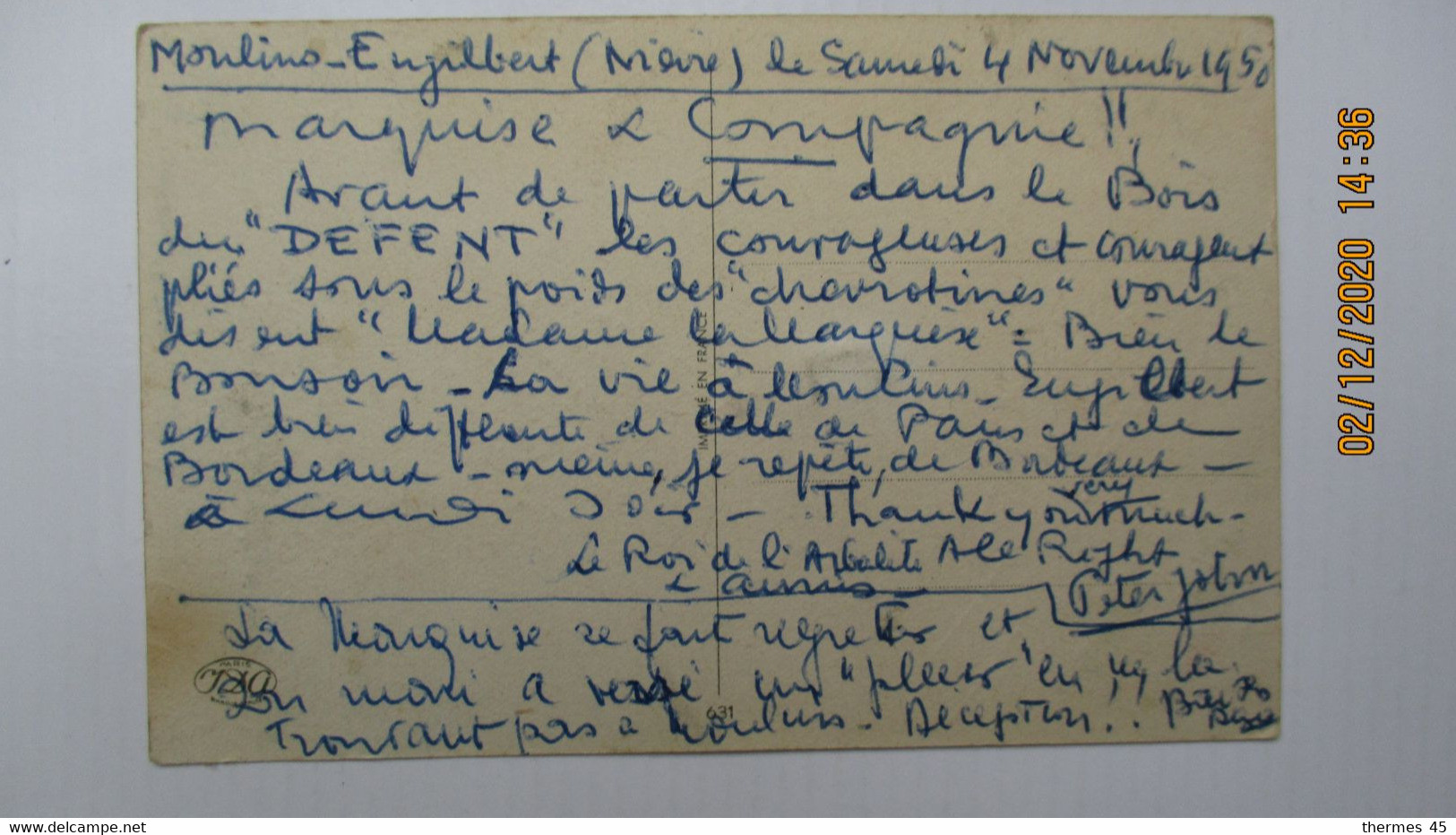 Germaine BOURET / Carte à Système / "Par Exemple...il A Bouffé La Pomme !..." / C.P.utilisée ( 1950 ). - Humorvolle Karten