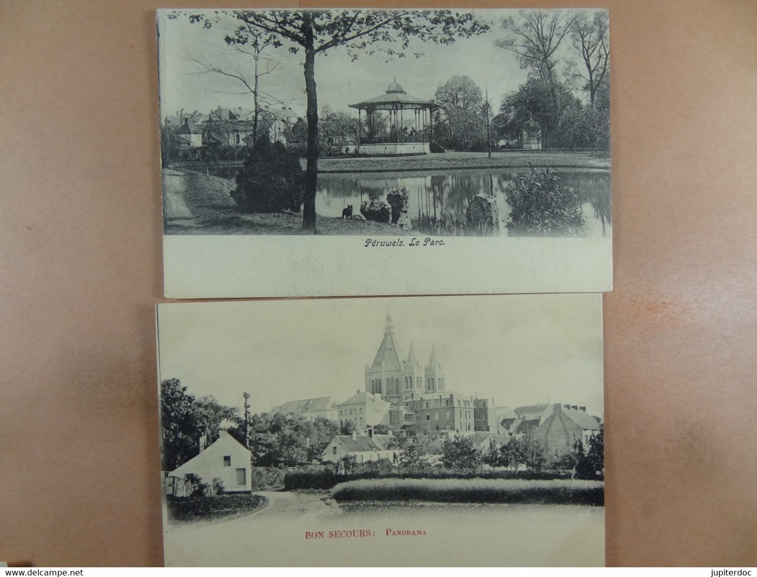 Lot de 23 CPA de Péruwelz Bonsecours