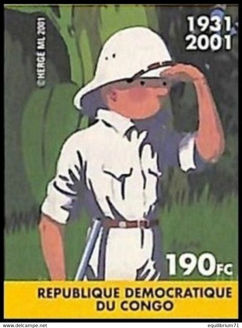 2092** ND / ONG - Tintin Au Congo / Kuifje In Congo - CONGO - Philabédés