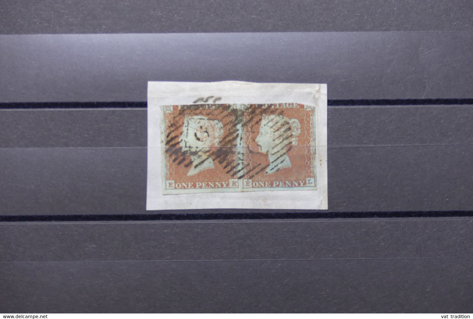 ROYAUME UNI - Paire Du N°3 Sur Fragment ( Type à Déterminer ) - L 80294 - Used Stamps