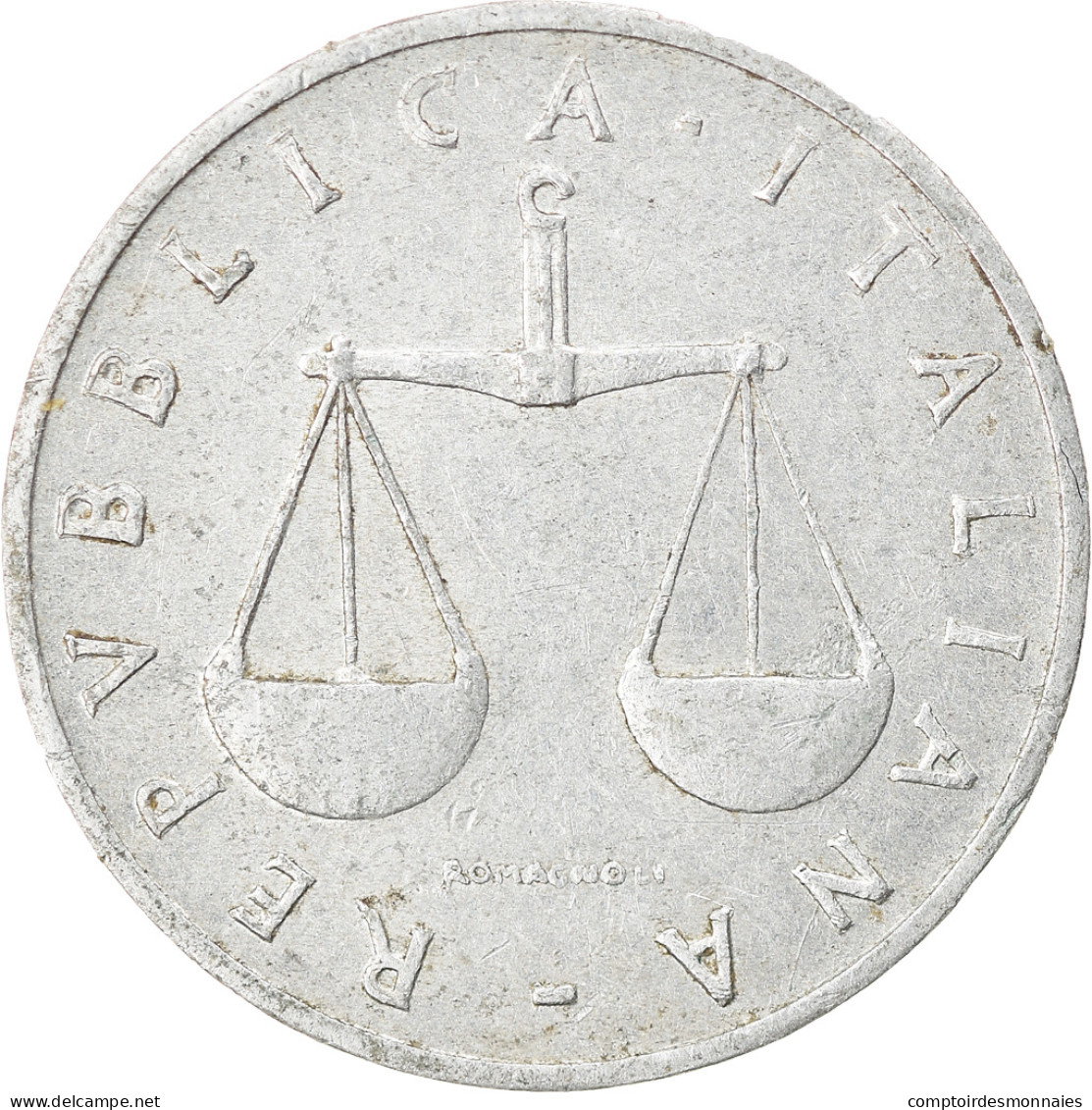 Monnaie, Italie, Lira, 1957, Rome, TB+, Aluminium, KM:91 - 1 Lira