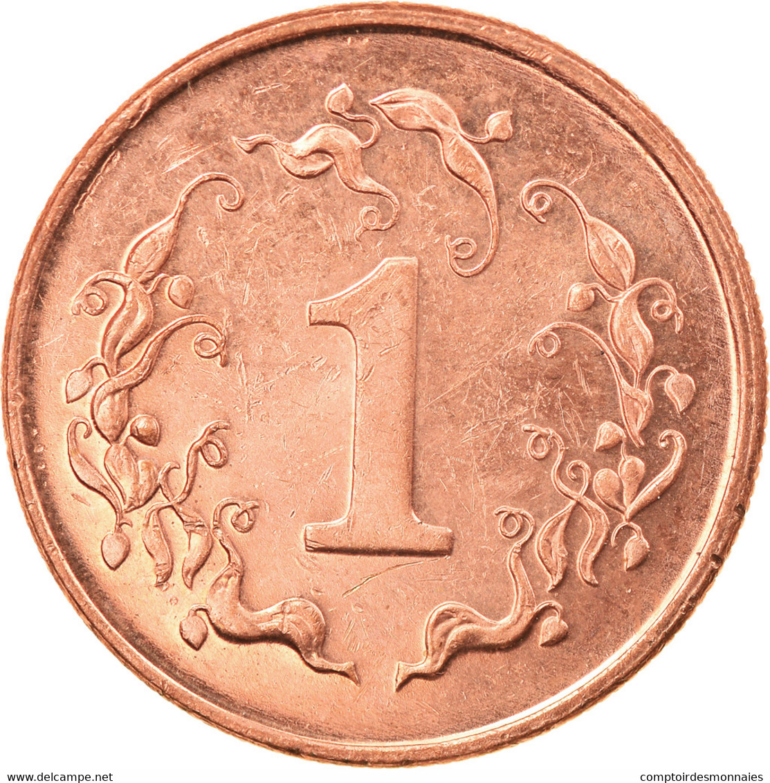 Monnaie, Zimbabwe, Cent, 1997, TTB+, Bronze Plated Steel, KM:1a - Zimbabwe