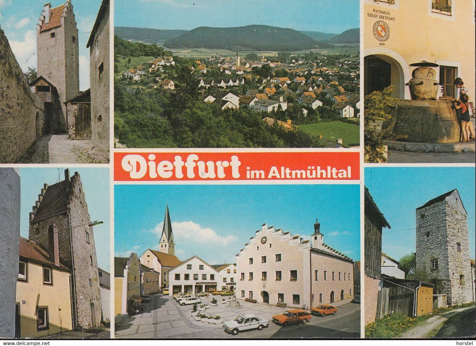 D-92345 Dietfurt (Altmühl) - Alte Anischten - Marktplatz - Cars - Opel - VW - Nice Stamps - Eichstaett