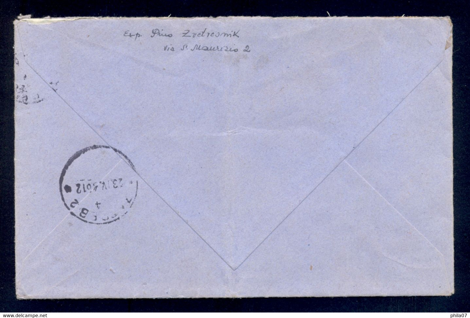 Italy, Trieste ZONA A - Registered Letter, Franked With Provisional Stamps AMG VG And Sent To Zagreb 18.04. 1946. - Jugoslawische Bes.: Triest