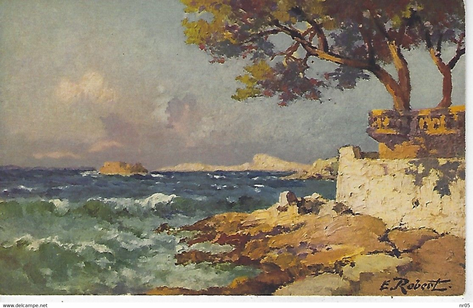 Illustrateur E ROBERT - Bord De Mer Et Paysage - Robert