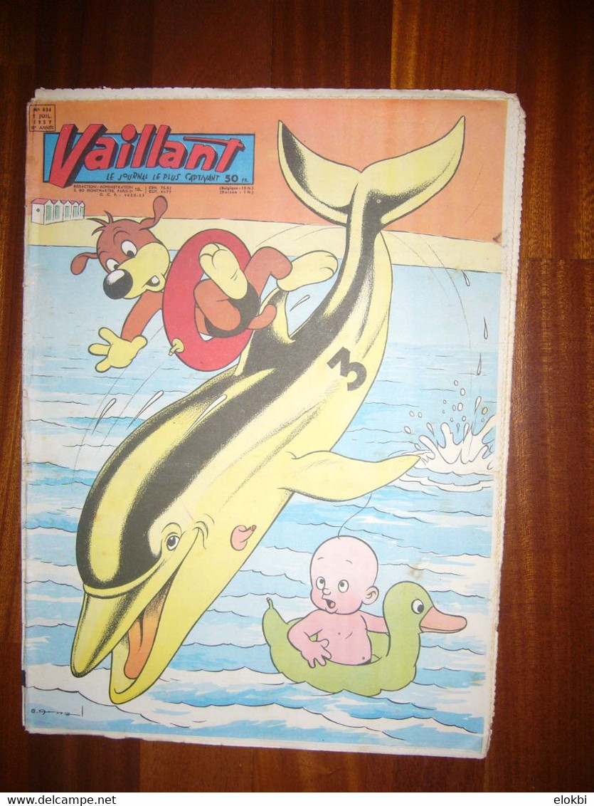 Vaillant N°634 Du 7 Juillet 1957 - Vaillant