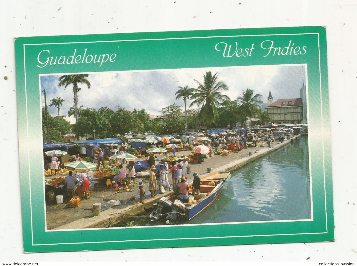 Cp, Commerce , Le Marché De La DARSE à POINTE A PITRE ,GUADELOUPE ,  Antilles - Pointe A Pitre