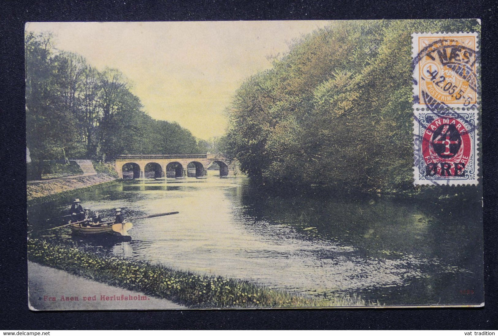 DANEMARK - Affranchissement De Naestved Sur Carte Postale Pour Le Sénégal En 1905 - L 80315 - Lettres & Documents