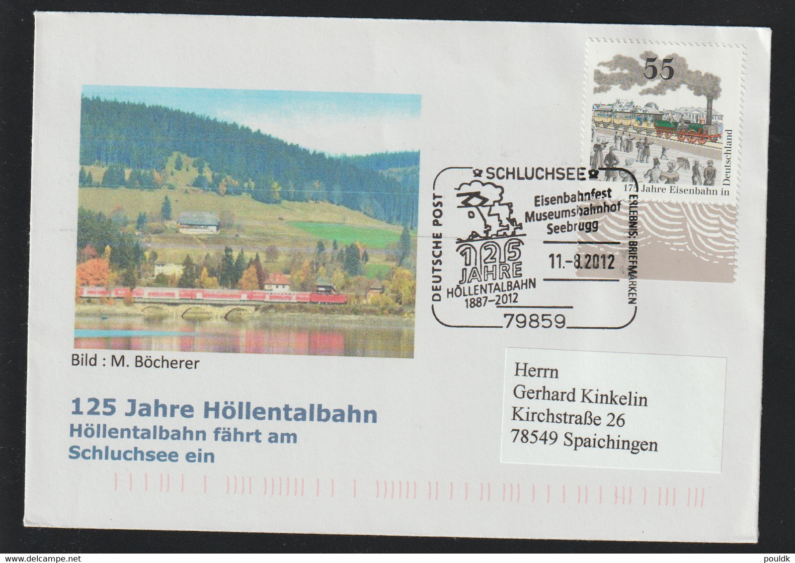 Germany Cover Schluchsee 2012 125 Jahre Höllentalbahn (G119-45) - Treni