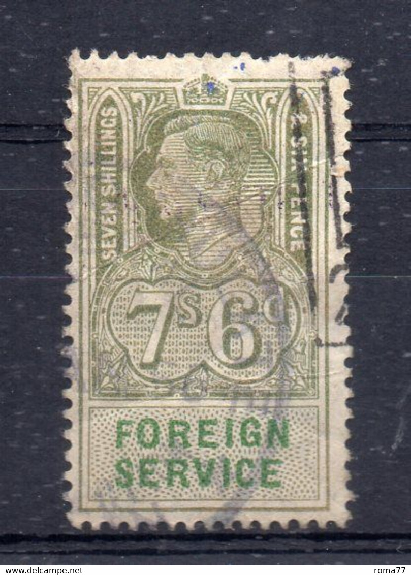 927 490 - George VI Revenue : 7 Sc 6 Pence FOREIGN SERVICE - Sin Clasificación