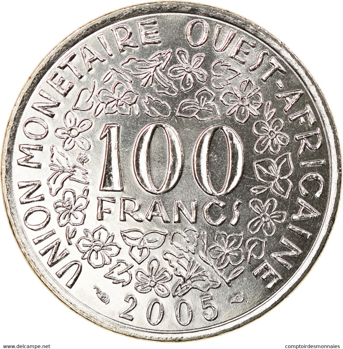 Monnaie, West African States, 100 Francs, 2005, SPL, Nickel, KM:4 - Costa D'Avorio