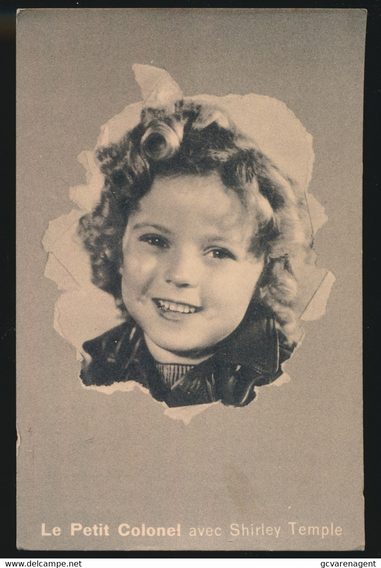 LE PETIT COLONEL AVEC SHIRLEY TEMPLE   2 SCANS - Actors