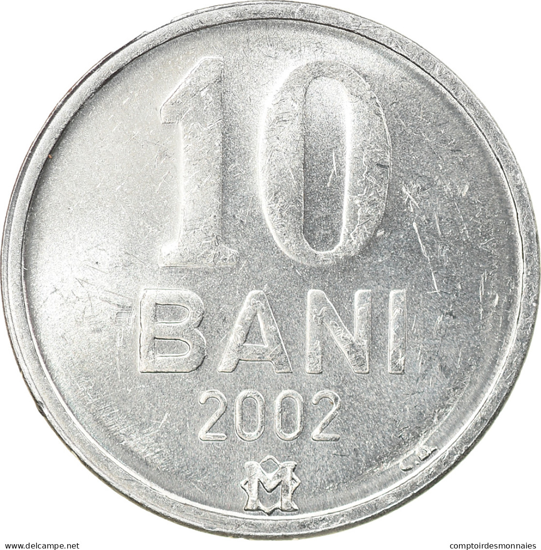 Monnaie, Moldova, 10 Bani, 2002, TTB+, Aluminium, KM:7 - Moldawien (Moldau)