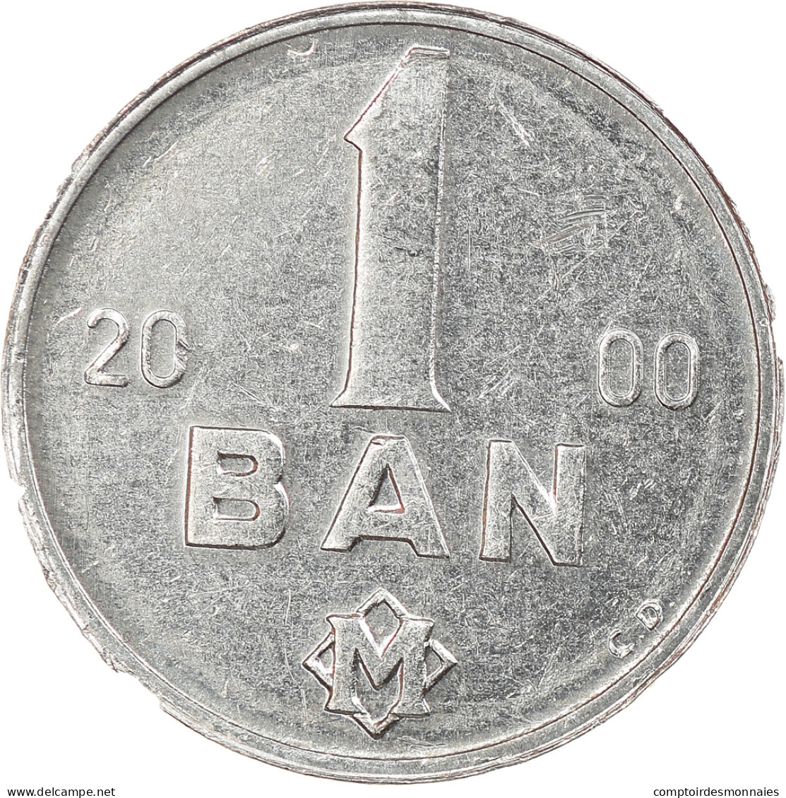 Monnaie, Moldova, Ban, 2000, TTB+, Aluminium, KM:1 - Moldova