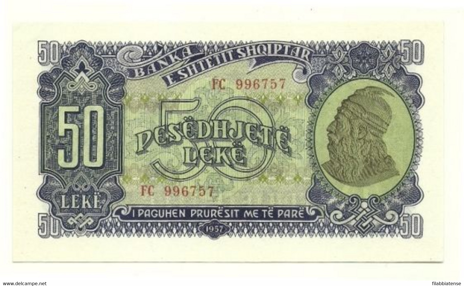 Albania - 50 Leke 1957    ++++++ - Albania