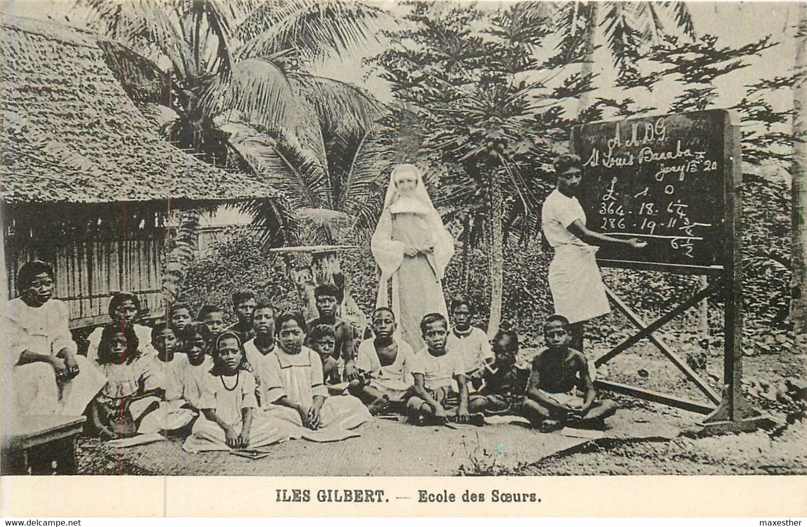 ILES GILBERT -école De Soeurs - Kiribati
