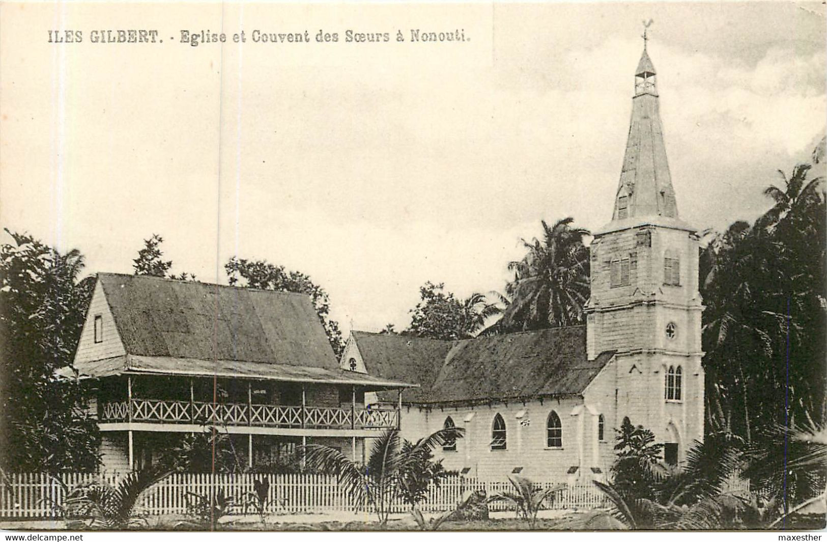 ILES GILBERT - église Et Couvent Des Soeurs à  NONOUTI - Kiribati