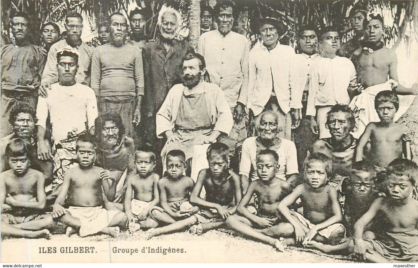 ILES GILBERT - Groupe D'Indigènes - Kiribati