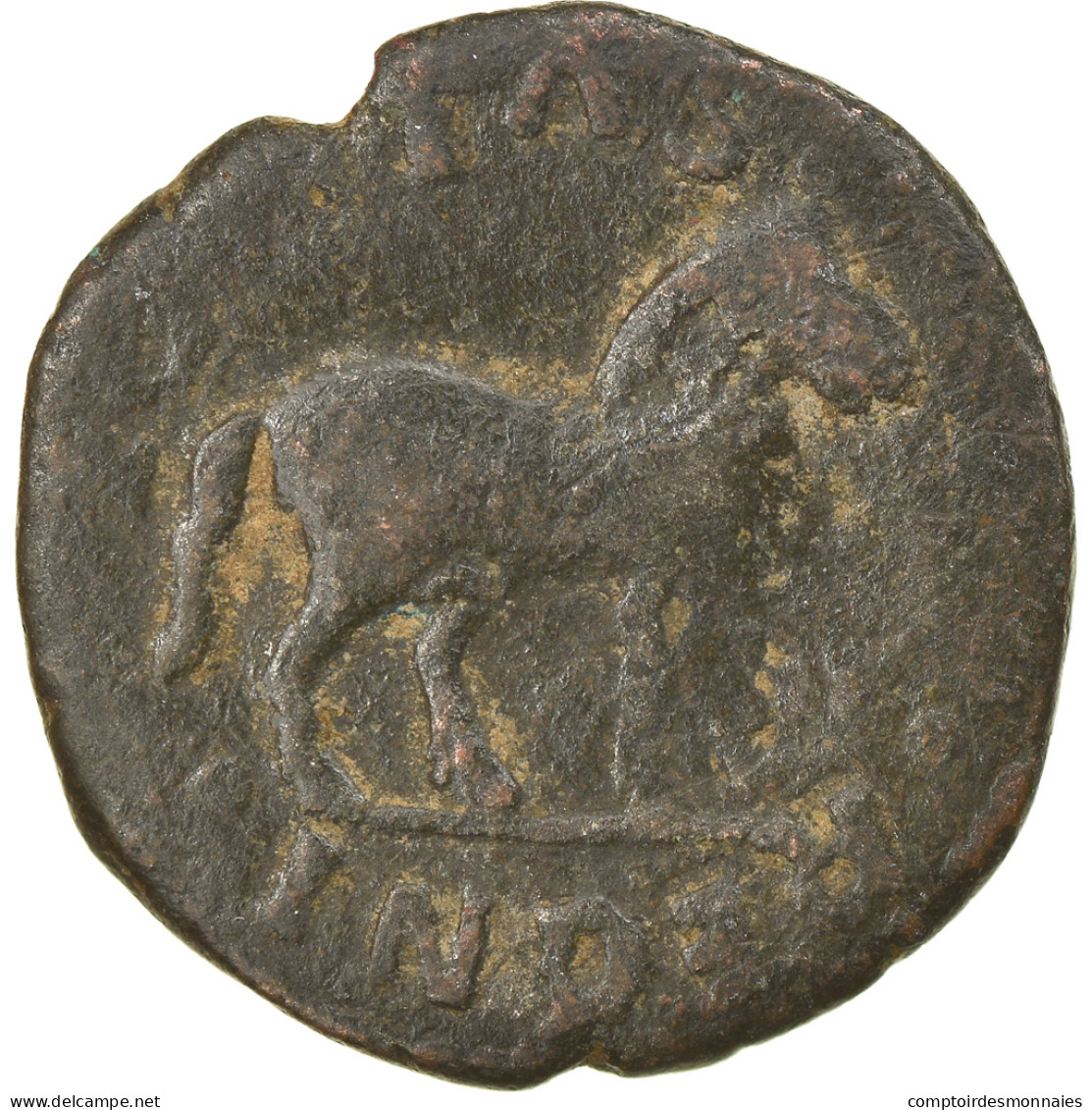 Monnaie, Italie, NAPLES, Ferdinand II, Caballo, 1495-96, Aquilée, TB+, Cuivre - Neapel & Sizilien