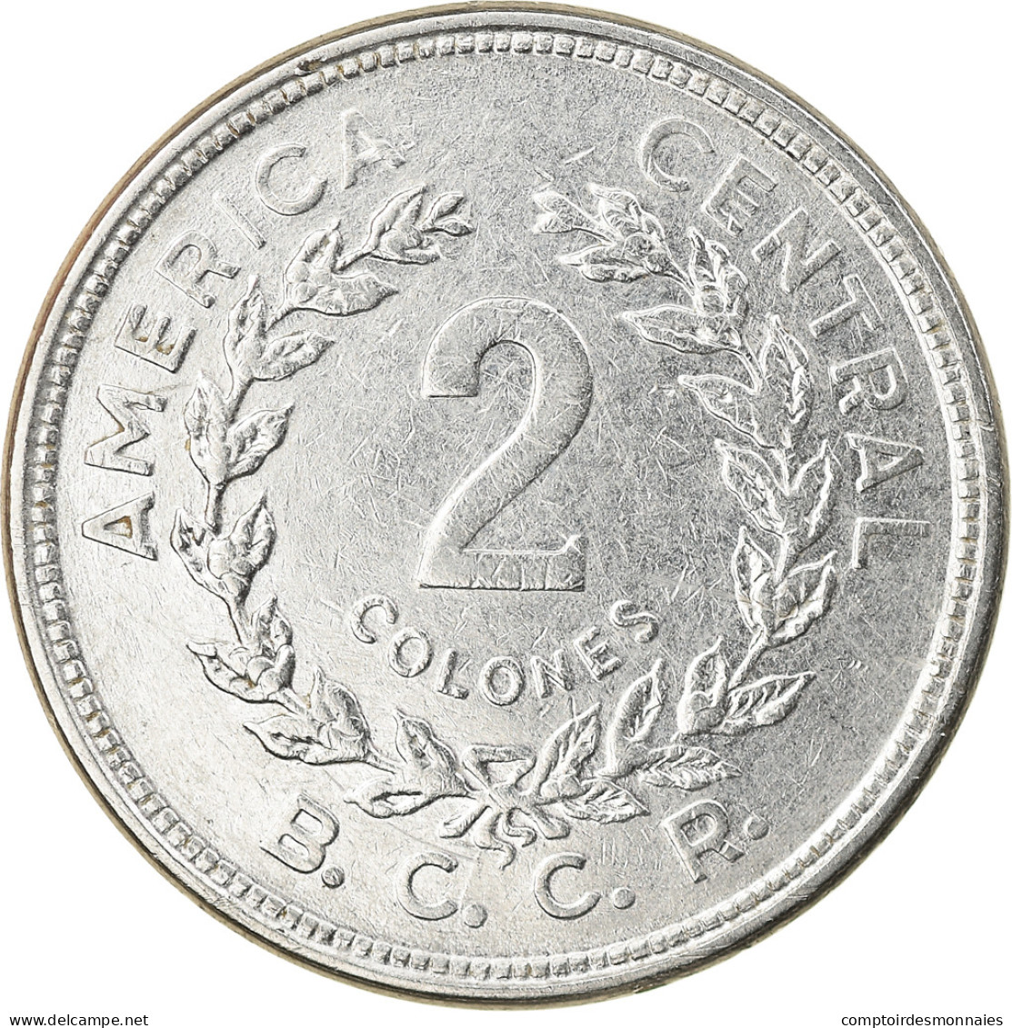 Monnaie, Costa Rica, 2 Colones, 1983, TTB+, Stainless Steel, KM:211.1 - Costa Rica