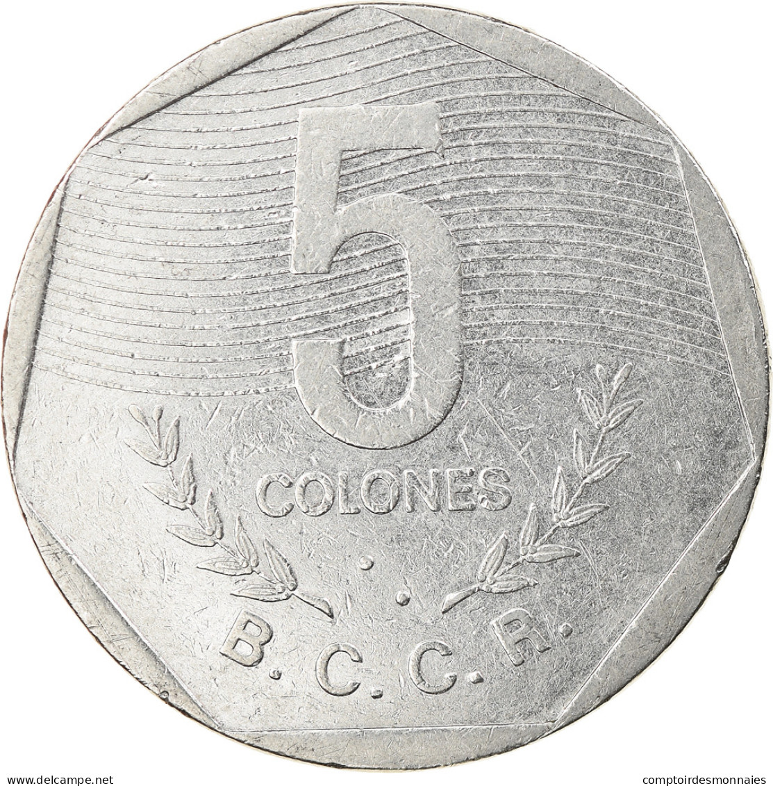 Monnaie, Costa Rica, 5 Colones, 1983, TTB+, Stainless Steel, KM:214.1 - Costa Rica