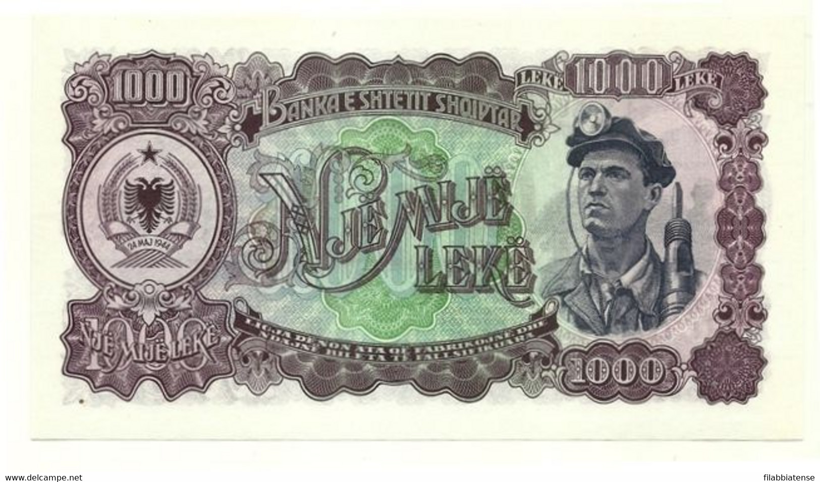 Albania - 1.000 Leke 1957 .... - Albania