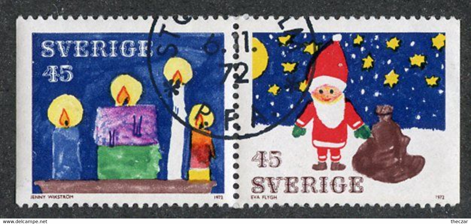 W 15246  Sweden 1972  Mi.# 776-77  O Offers Welcome! - Altri & Non Classificati