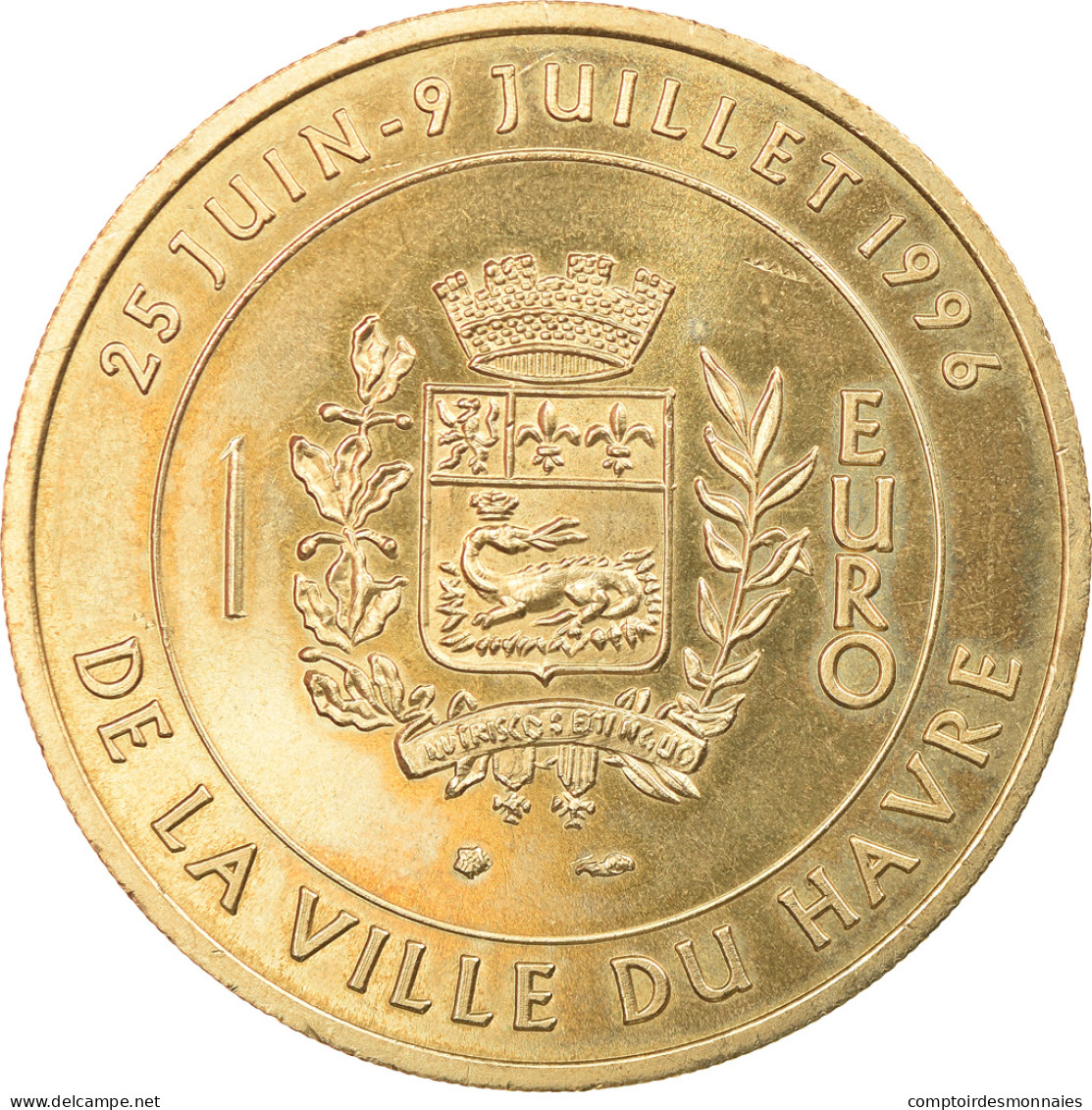 France, Euro, Le Havre - Pont De Normandie, 1996, Euro Des Villes, SUP - France