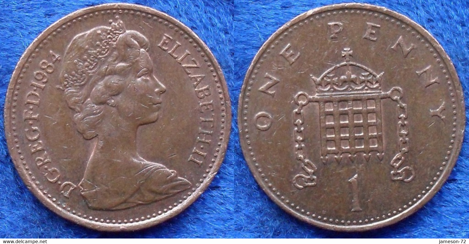 UK - 1 Penny 1984 KM#927 Elizabeth II Decimal Coinage (1971) - Edelweiss Coins - Sonstige & Ohne Zuordnung