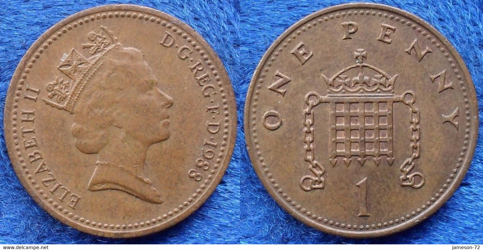 UK - 1 Penny 1988 KM#935 Elizabeth II Decimal Coinage (1971) - Edelweiss Coins - Altri & Non Classificati