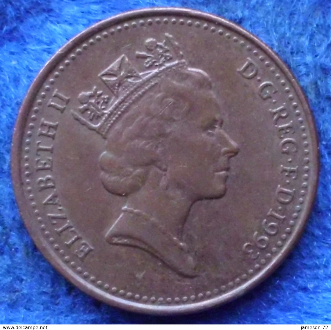 UK - 1 Penny 1993 KM#935a Elizabeth II Decimal Coinage (1971) - Edelweiss Coins - Altri & Non Classificati