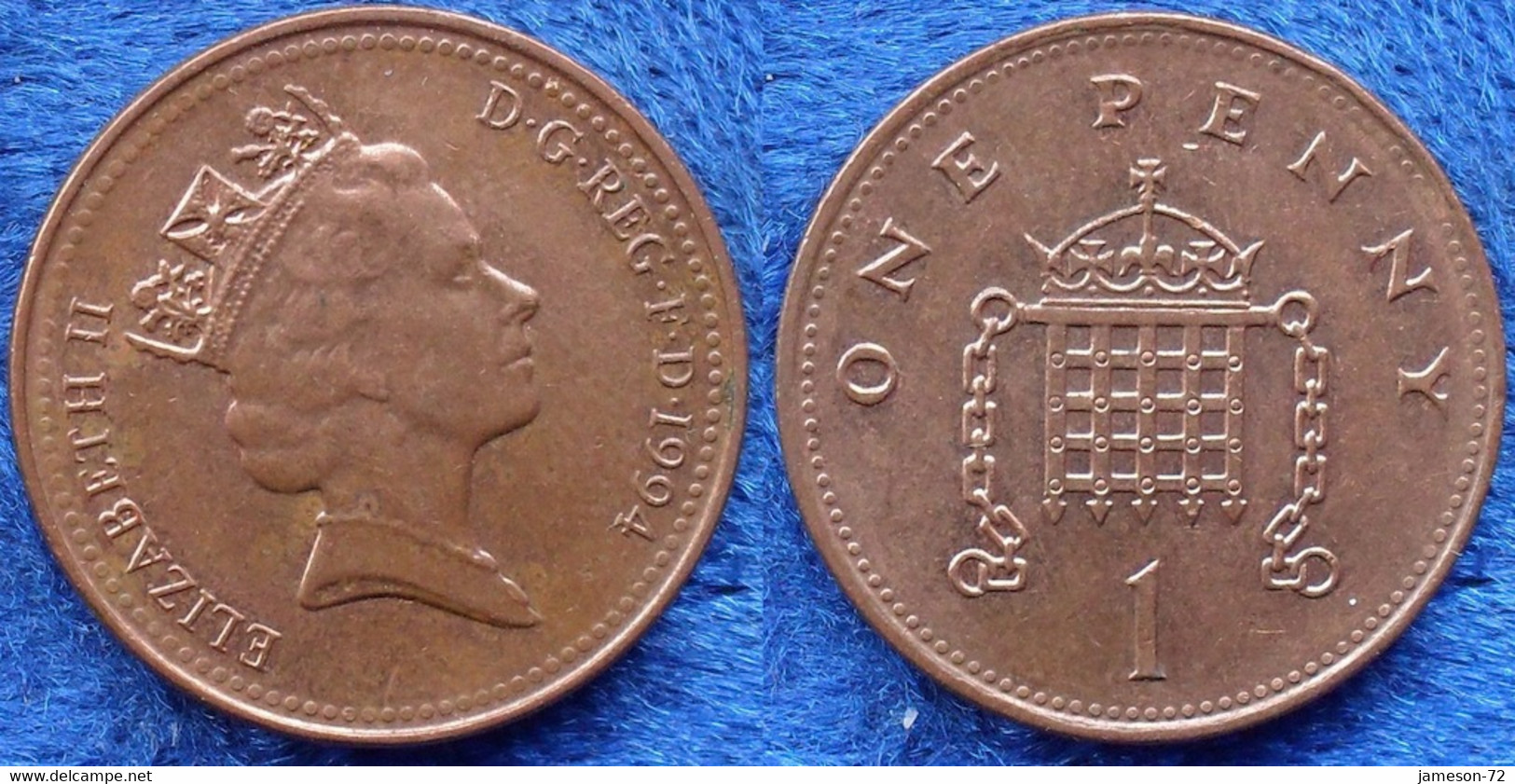 UK - 1 Penny 1994 KM#935a Elizabeth II Decimal Coinage (1971) - Edelweiss Coins - Otros & Sin Clasificación