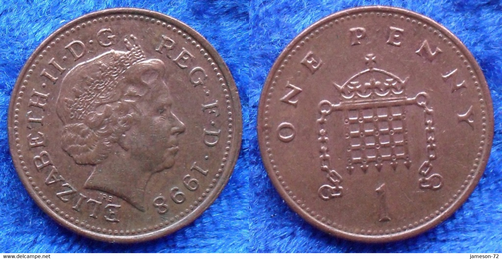 UK - 1 Penny 1998 KM#986 Elizabeth II Decimal Coinage (1971) - Edelweiss Coins - Other & Unclassified