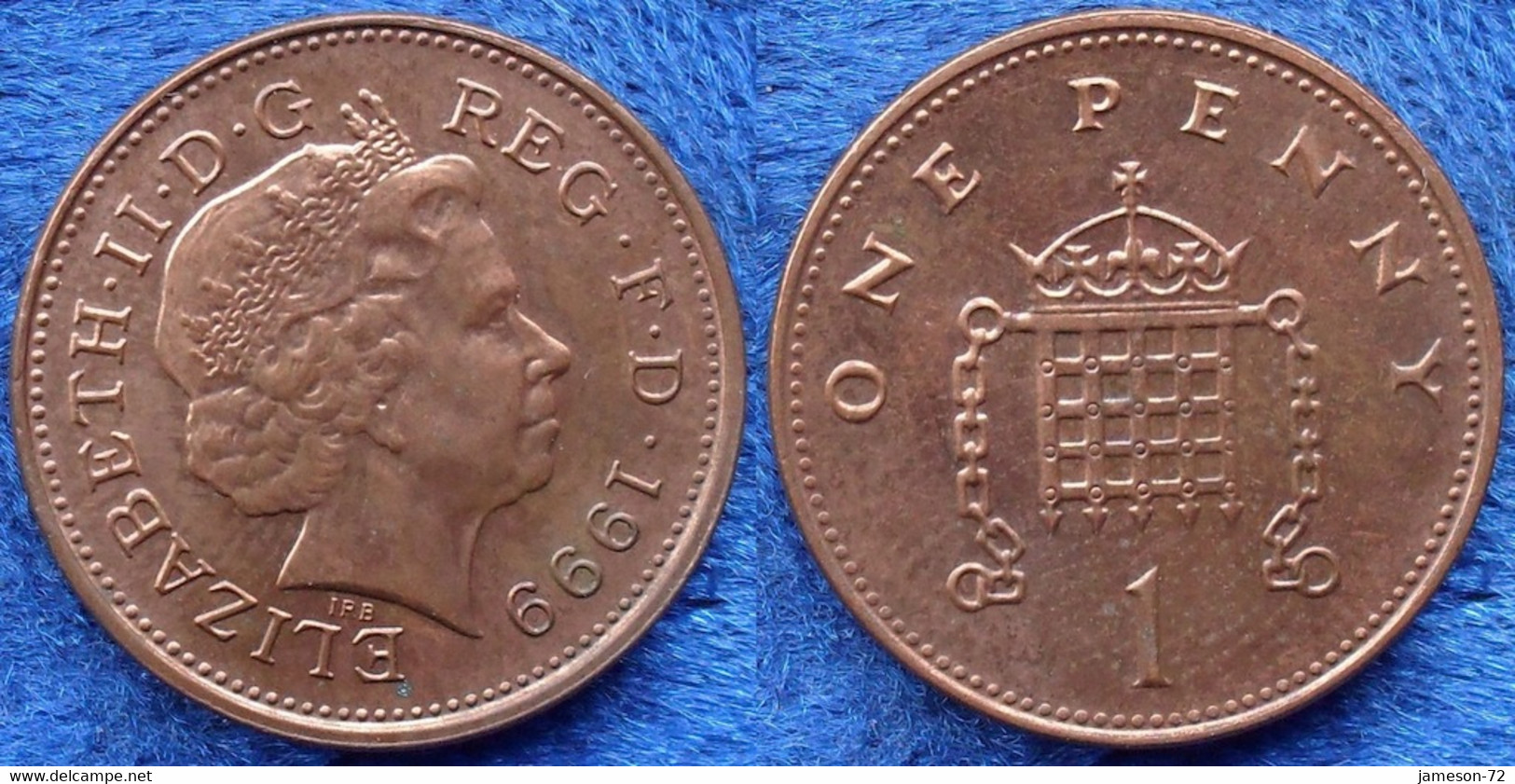 UK - 1 Penny 1999 KM#986 Elizabeth II Decimal Coinage (1971) - Edelweiss Coins - Autres & Non Classés