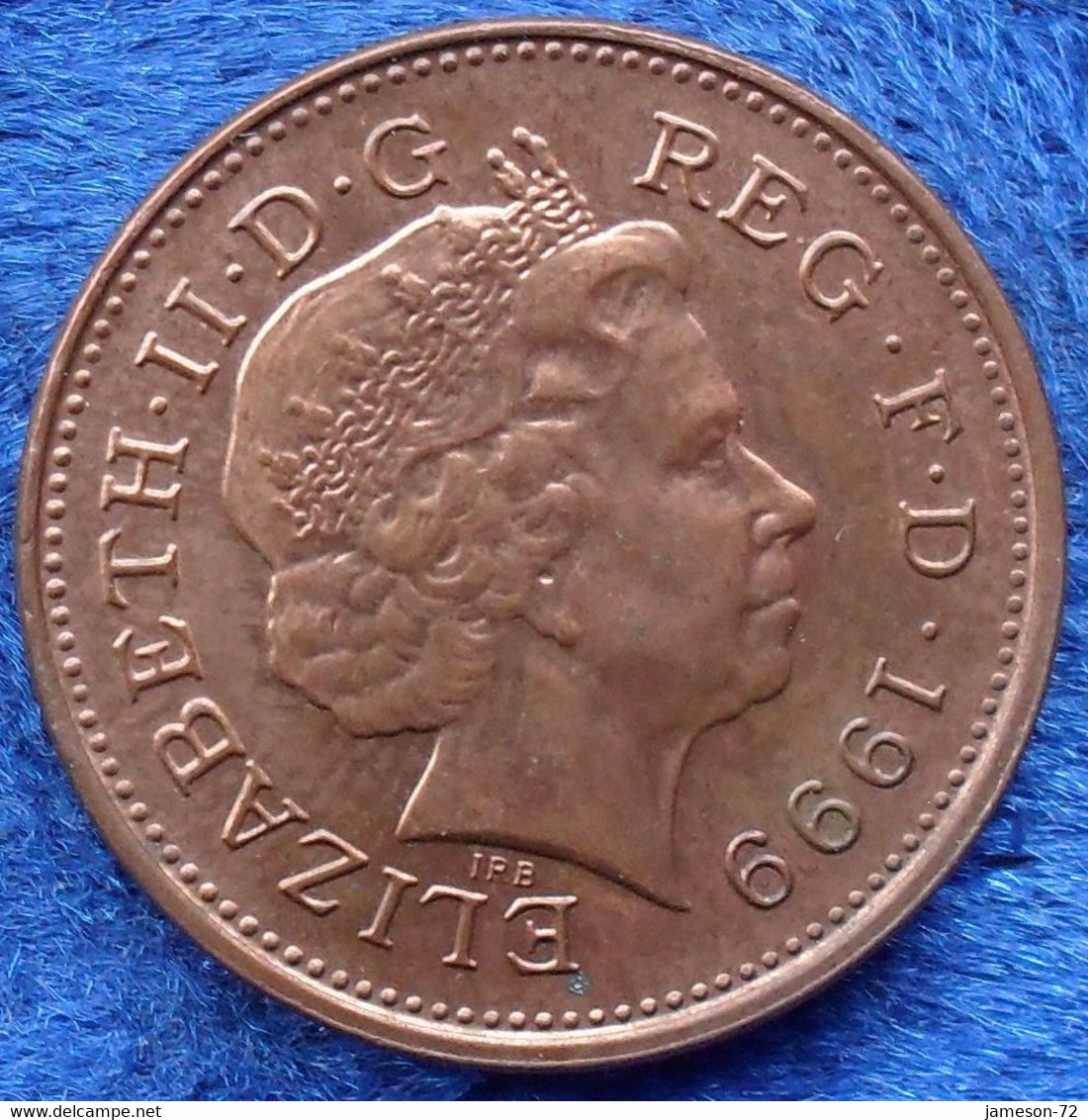 UK - 1 Penny 1999 KM#986 Elizabeth II Decimal Coinage (1971) - Edelweiss Coins - Other & Unclassified