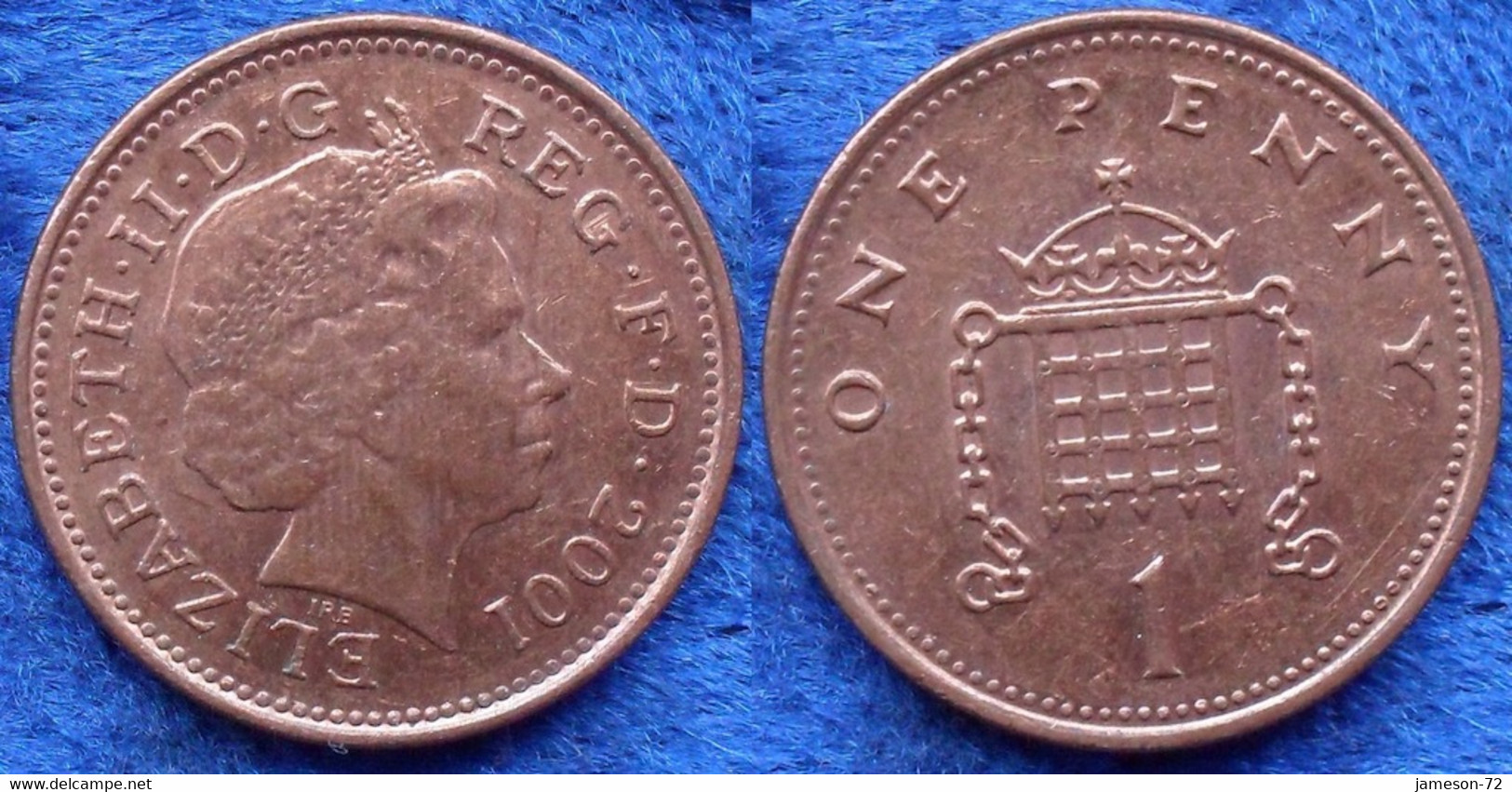 UK - 1 Penny 2001 KM#986 Elizabeth II Decimal Coinage (1971) - Edelweiss Coins - Altri & Non Classificati