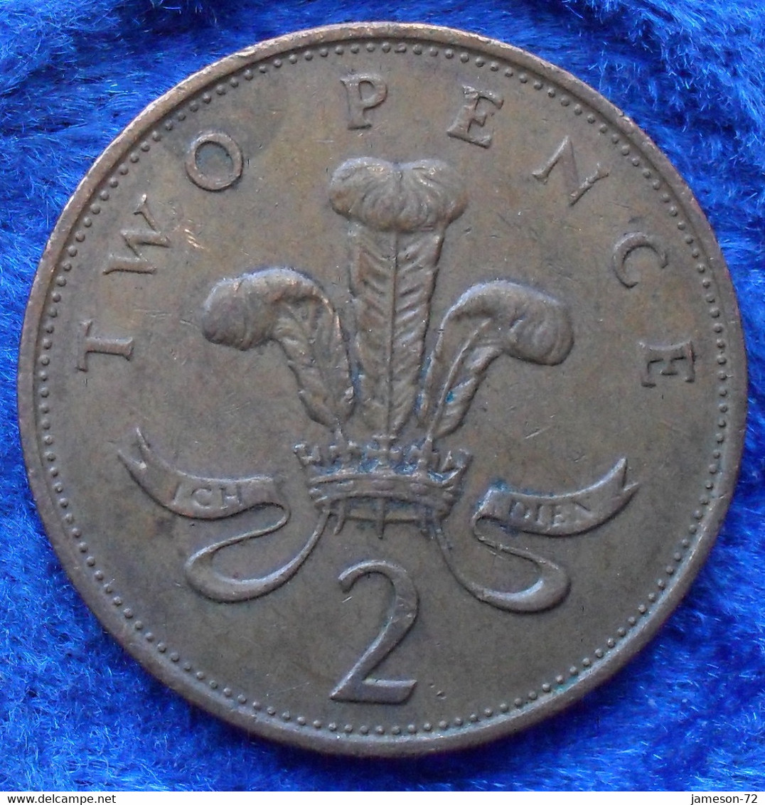 UK - 2 Pence 1989 KM#936 Elizabeth II Decimal Coinage (1971)  - Edelweiss Coins - Sonstige & Ohne Zuordnung