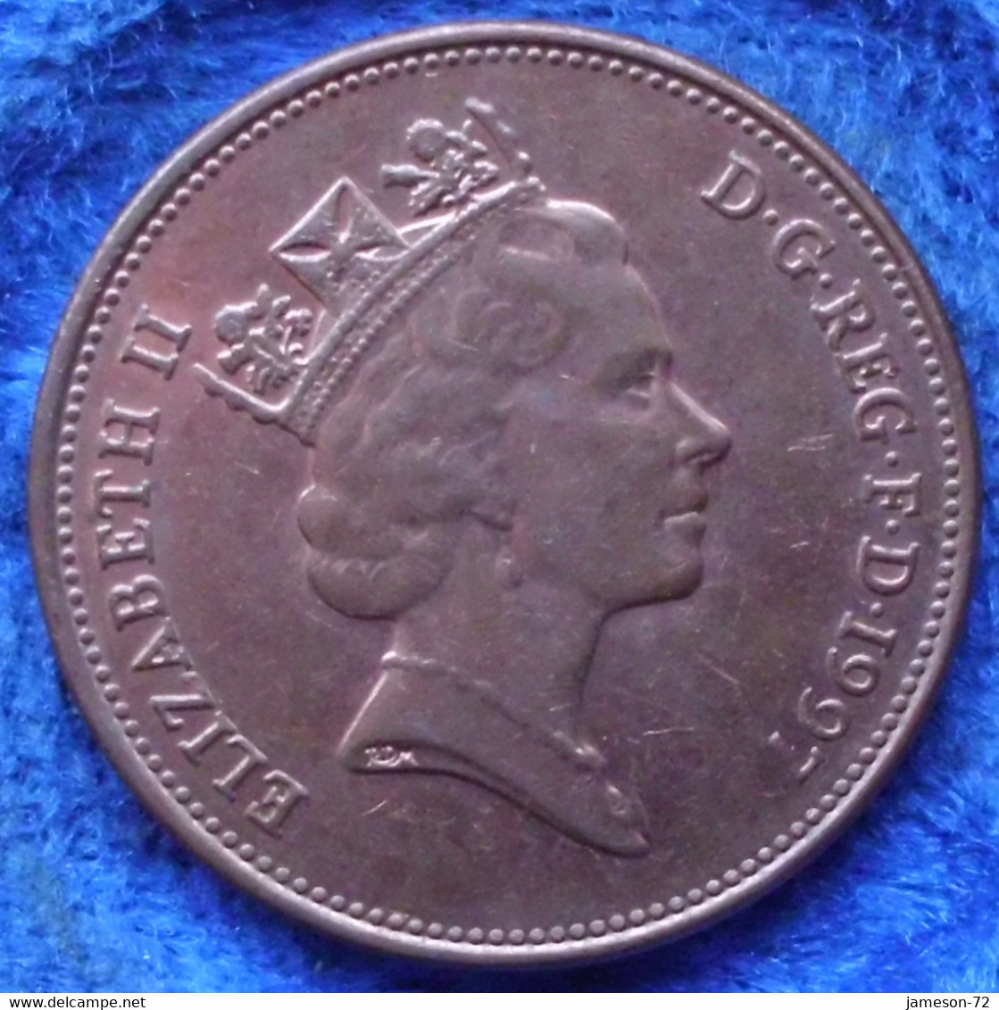 UK - 2 Pence 1997 KM#936a Elizabeth II Decimal Coinage (1971) - Edelweiss Coins - Other & Unclassified