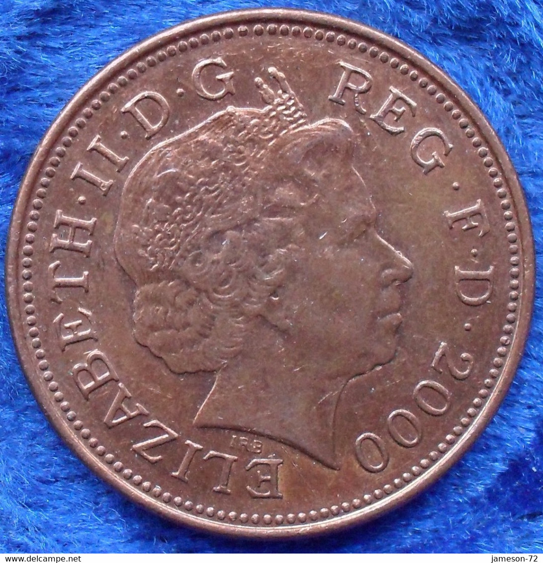 UK - 2 Pence 2000 KM#987 Elizabeth II Decimal Coinage (1971) - Edelweiss Coins - Otros & Sin Clasificación