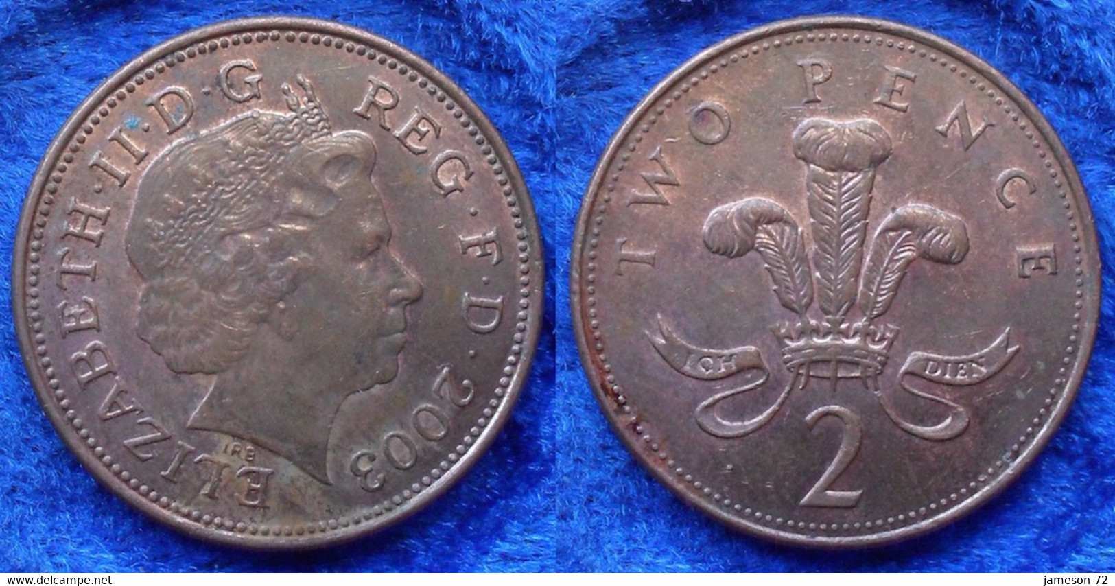 UK - 2 Pence 2003 KM#987 Elizabeth II Decimal Coinage (1971) - Edelweiss Coins - Other & Unclassified