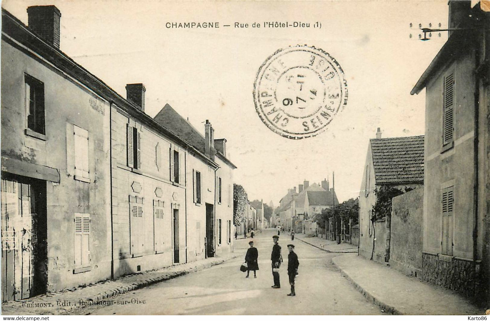 Champagne * Rue De L'hôtel Dieu - Champagne Sur Oise