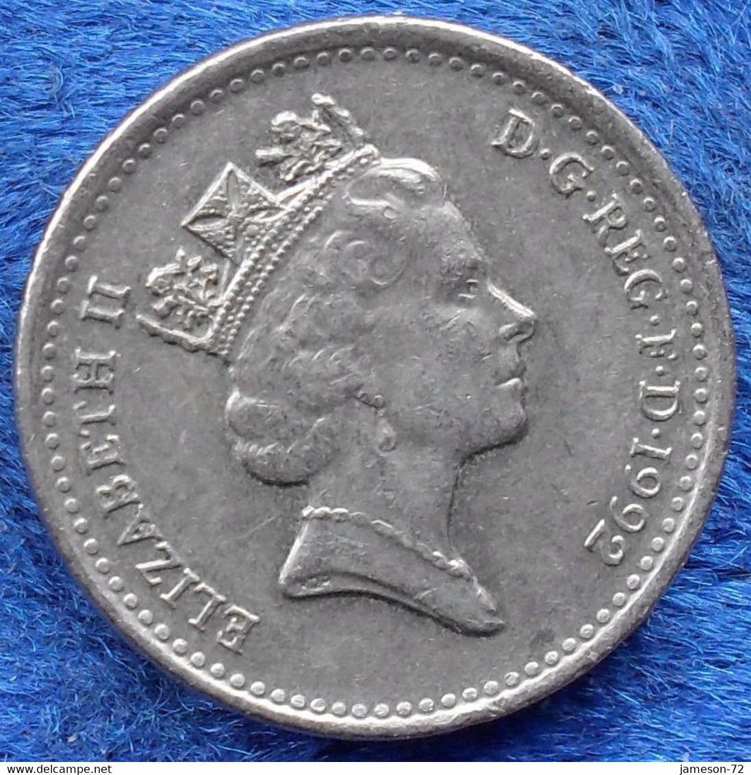 UK - 5 Pence 1992 KM#937b Elizabeth II Decimal Coinage (1971) - Edelweiss Coins - Otros & Sin Clasificación