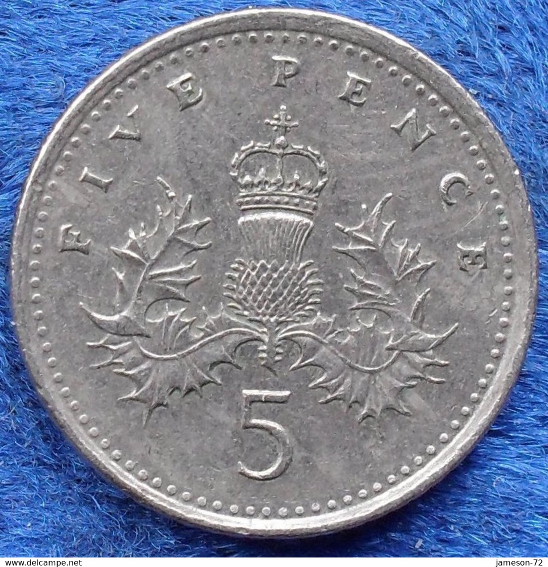 UK - 5 Pence 1992 KM#937b Elizabeth II Decimal Coinage (1971) - Edelweiss Coins - Sonstige & Ohne Zuordnung