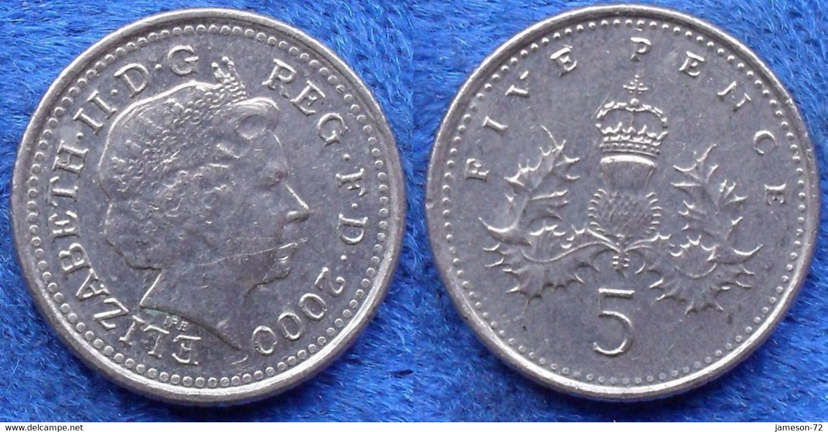 UK - 5 Pence 2000 KM#988 Elizabeth II Decimal Coinage (1971) - Edelweiss Coins - Altri & Non Classificati