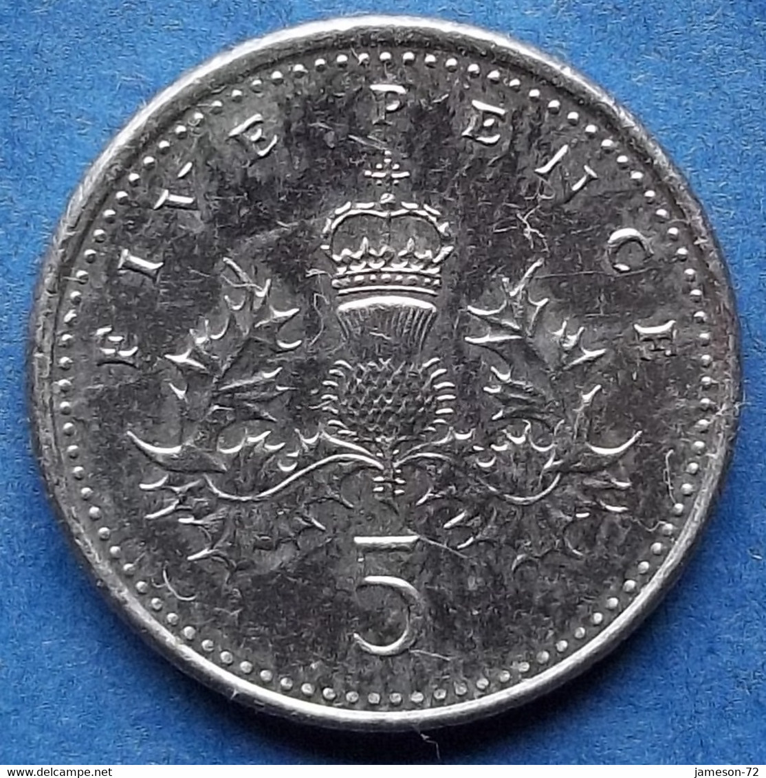 UK - 5 Pence 2005 KM#988 Elizabeth II Decimal Coinage (1971) - Edelweiss Coins - Autres & Non Classés