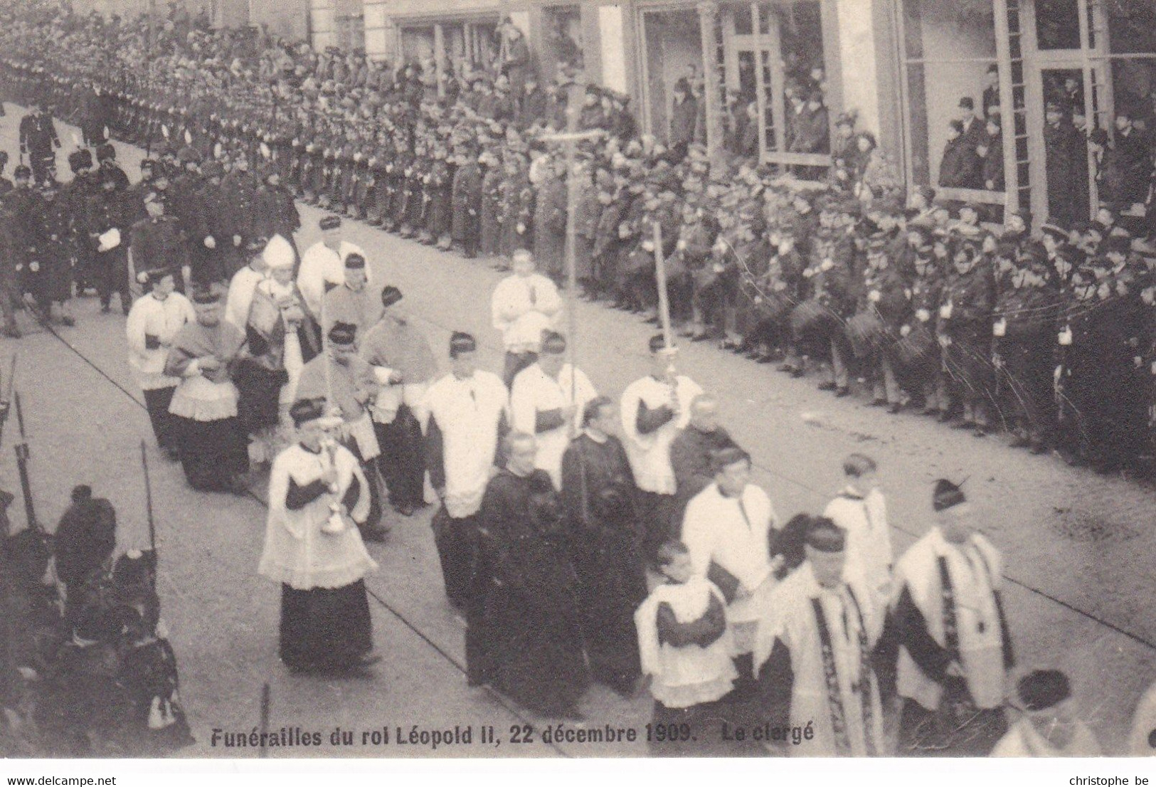 Brussel, Bruxelles, Funérailles Du Roi Léopold II, 22 Décembre 1909 (pk75125) - Fêtes, événements