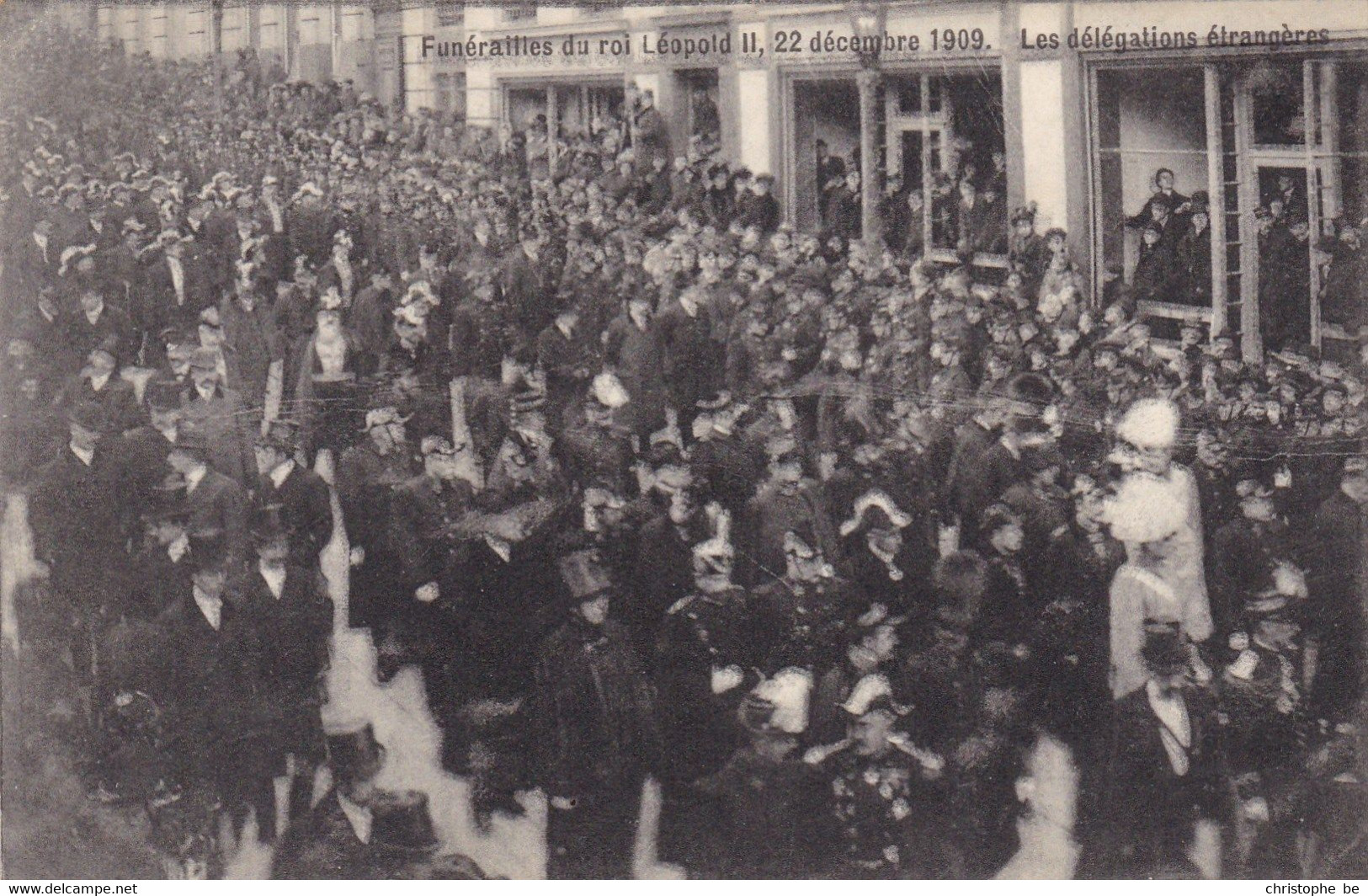 Brussel, Bruxelles, Funérailles Du Roi Léopold II, 22 Décembre 1909 (pk75126) - Fêtes, événements