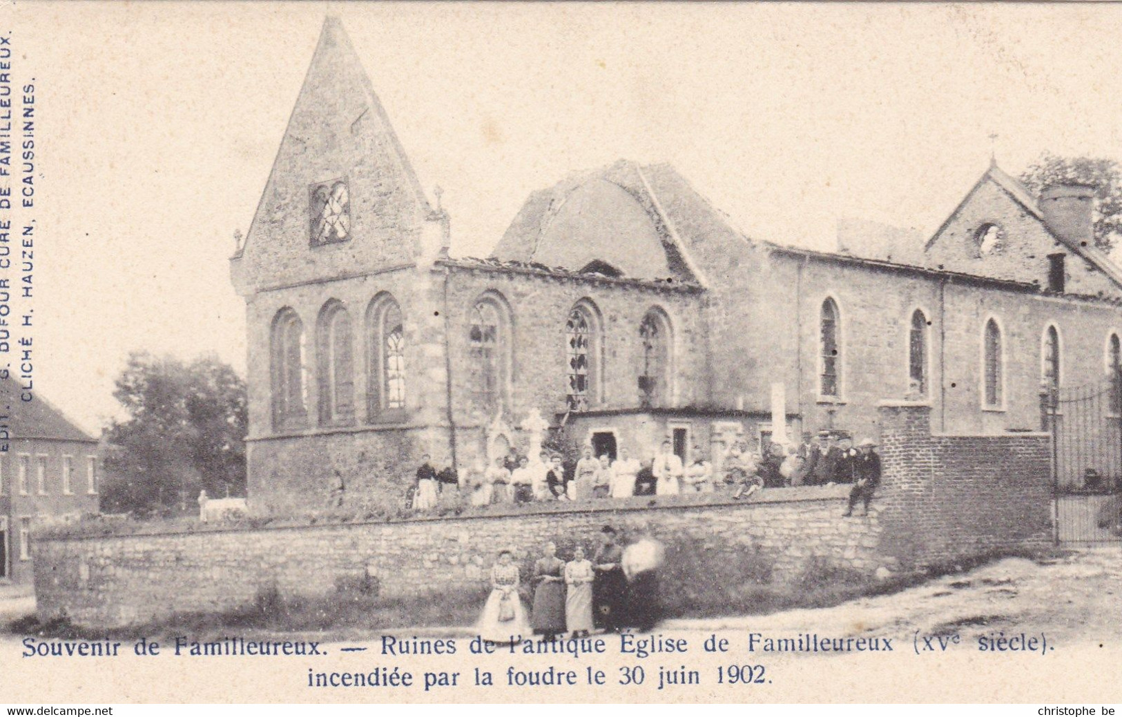 Souvenir De Familleureux, Apres L'incendie Du 30 Juin 1902 (pk75132) - Seneffe